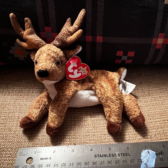 Roxie Reindeer Beanie Baby - Picture 4 of 4